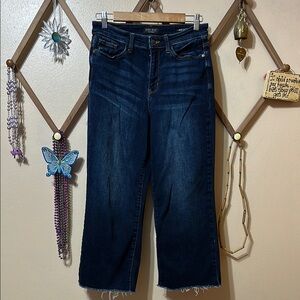 Judy Blue Ankle Cropped Blue Jeans